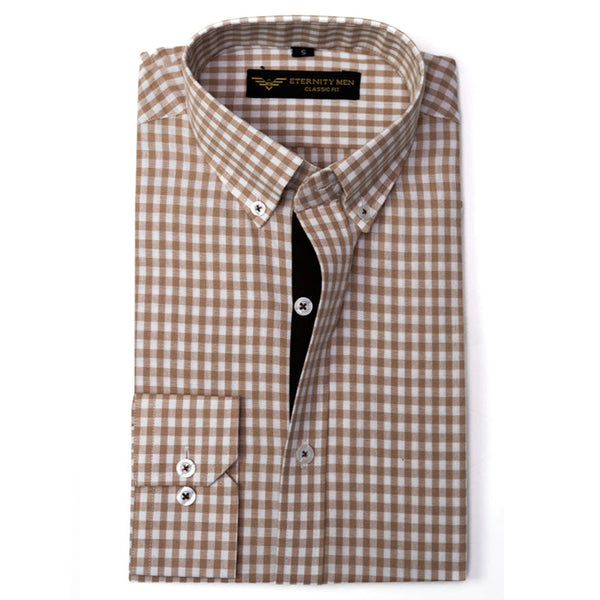 Vintage Tan Check Shirt