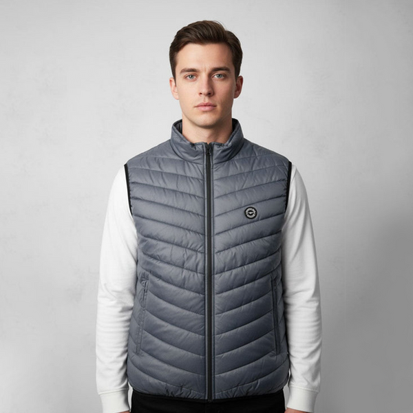 Eternity Men's Puffer Gilet (Grey)