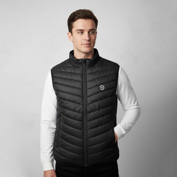 Eternity Men's Puffer Gilet (Black)