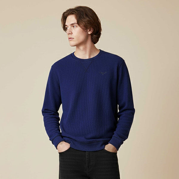 Eternity Premium Men's Waffle Knit Sweatshirt (Royal)
